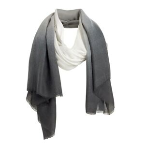 Cushnie Carly Gray Ombre Scarf From Curateur